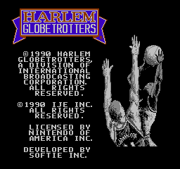 Harlem Globetrotters (NES)   © GameTek 1991    1/3