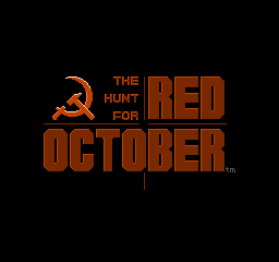 Hunt For Red October, The (1991) (NES)   © Hi Tech Expressions 1991    1/3