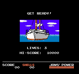 Jaws (NES)   © LJN 1987    2/3