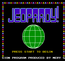 Jeopardy! (NES)   © GameTek 1988    1/3