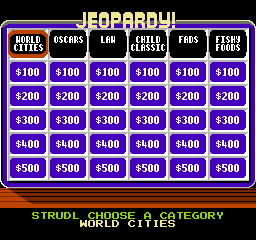 Jeopardy! (NES)   © GameTek 1988    2/3