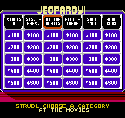 Jeopardy! Junior Edition (NES)   © GameTek 1989    2/3