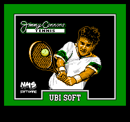 Jimmy Connors Tennis (NES)   © Ubisoft 1993    1/3