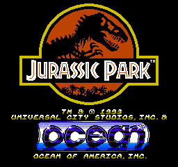 Jurassic Park (NES)   © Ocean 1993    1/3