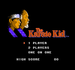 The Karate Kid (NES)   © LJN 1987    1/3