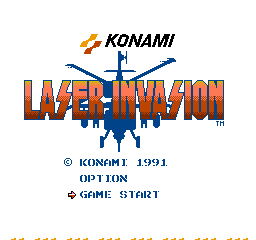 Laser Invasion (NES)   © Konami 1991    1/3