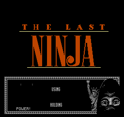 The Last Ninja (NES)   © Jaleco 1991    1/3