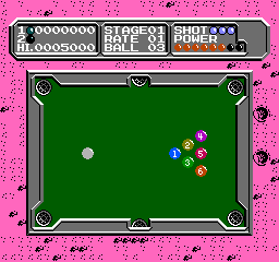 Lunar Pool (NES)   © FCI 1985    2/3