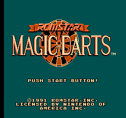 Magic Darts (NES)   © Romstar 1991    1/3