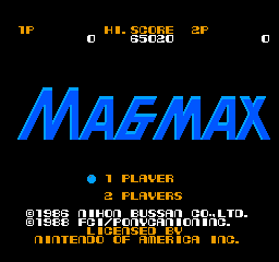 Mag Max (NES)   © FCI 1986    1/3