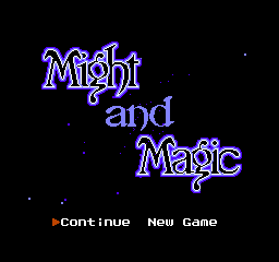 Might And Magic: Secret Of The Inner Sanctum (NES)   © American Sammy 1990    1/3