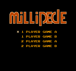 Millipede (NES)   © HAL Laboratory 1987    1/3