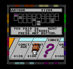 Monopoly (NES)   © Parker Bros. 1991    3/3