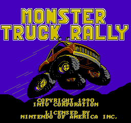 Monster Truck Rally (NES)   © INTV 1991    1/3