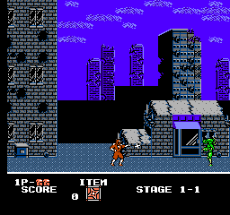Ninja Crusaders (NES)   © American Sammy 1990    2/3