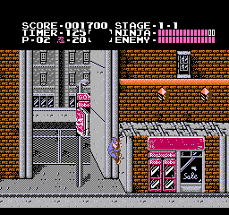 Ninja Gaiden (1988) (NES)   © Tecmo 1988    3/3