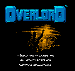 Overlord (1990)   © Virgin 1990   (NES)    1/3