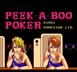 Peek-A-Boo Poker (NES)   © Panesian 1990    1/3