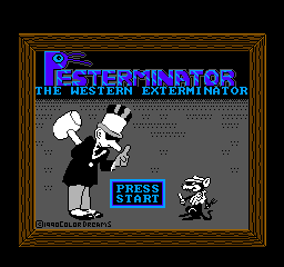 Pesterminator (NES)   © Color Dreams 1990    1/3