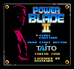 Power Blade 2 (NES)   © Taito 1992    1/3