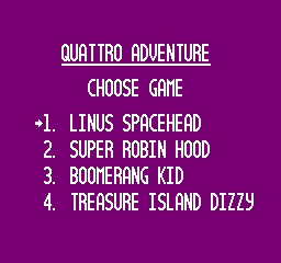 Quattro Adventure (1991) (NES)   © Camerica 1991    1/5