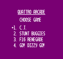 Quattro Arcade (NES)   © Camerica 1992    1/5