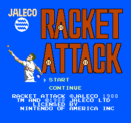Racket Attack (NES)   © Jaleco 1988    1/3