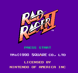 Rad Racer II (NES)   © Square 1990    1/3