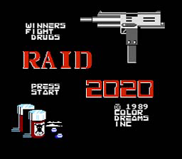 Raid 2020 (NES)   © Color Dreams 1989    1/2