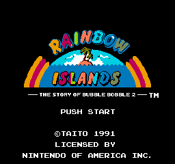 Rainbow Islands (1988) (NES)   © Taito 1988    1/3