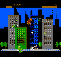 Rampage (NES)   © Data East 1988    3/3
