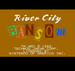 River City Ransom (NES)   © Infogrames 1989    1/3