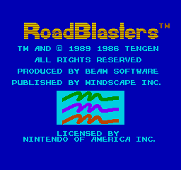 RoadBlasters (NES)   © Mindscape 1990    1/3