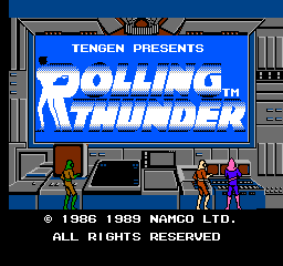 Rolling Thunder (NES)   © Tengen 1989    1/3