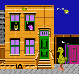 Sesame Street: Big Bird's Hide & Speak (NES)   © Hi Tech Expressions 1990    3/3