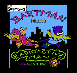 The Simpsons: Bartman Meets Radioactive Man (NES)   © Acclaim 1992    1/3