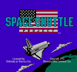 Space Shuttle Project (NES)   © Absolute 1991    1/3