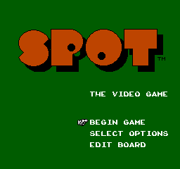 Spot (NES)   © Arcadia Systems 1990    1/3