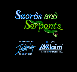 Swords And Serpents (NES)   © Acclaim 1990    1/3