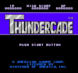 Thundercade (NES)   © American Sammy 1989    1/3