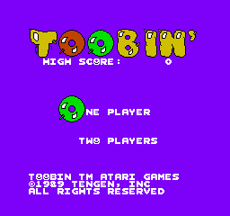 Toobin' (NES)   © Tengen 1989    1/3