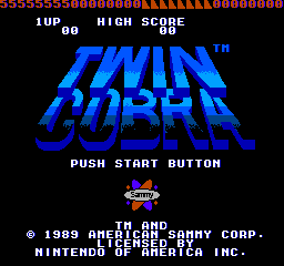 Twin Cobra (NES)   © American Sammy 1989    1/3