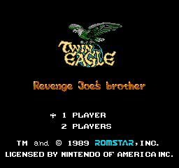 Twin Eagle (NES)   © Romstar 1989    1/3