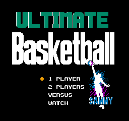 Ultimate Basketball (NES)   © American Sammy 1990    1/3
