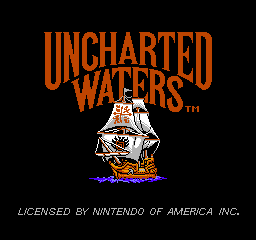 Uncharted Waters (NES)   © KOEI 1991    1/3