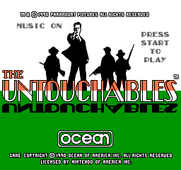 The Untouchables (NES)   © Ocean 1991    1/3