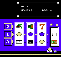 Vegas Dream (NES)   © HAL Laboratory 1988    2/3