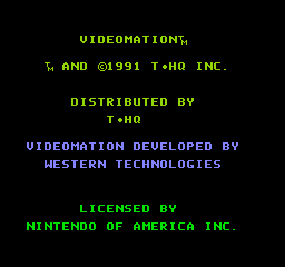 Videomation (NES)   © THQ 1991    1/3