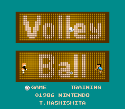 Volleyball (NES)   © Nintendo 1987    1/3