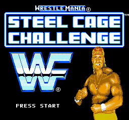 WWF Wrestlemania Steel Cage Challenge (NES)   © Acclaim 1992    1/3